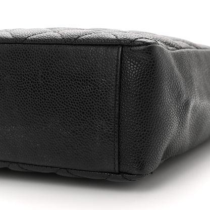 Chanel Caviar Quilted Petit Shopping Tote PST Black 10 of 14