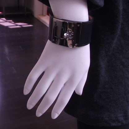 Hermes Calf Leather Adjustable Bracelet 2 of 6