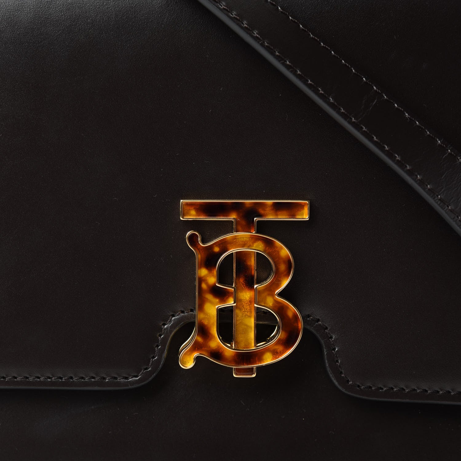 Burberry Calfskin Medium TB Bag Coffee 10 of 10