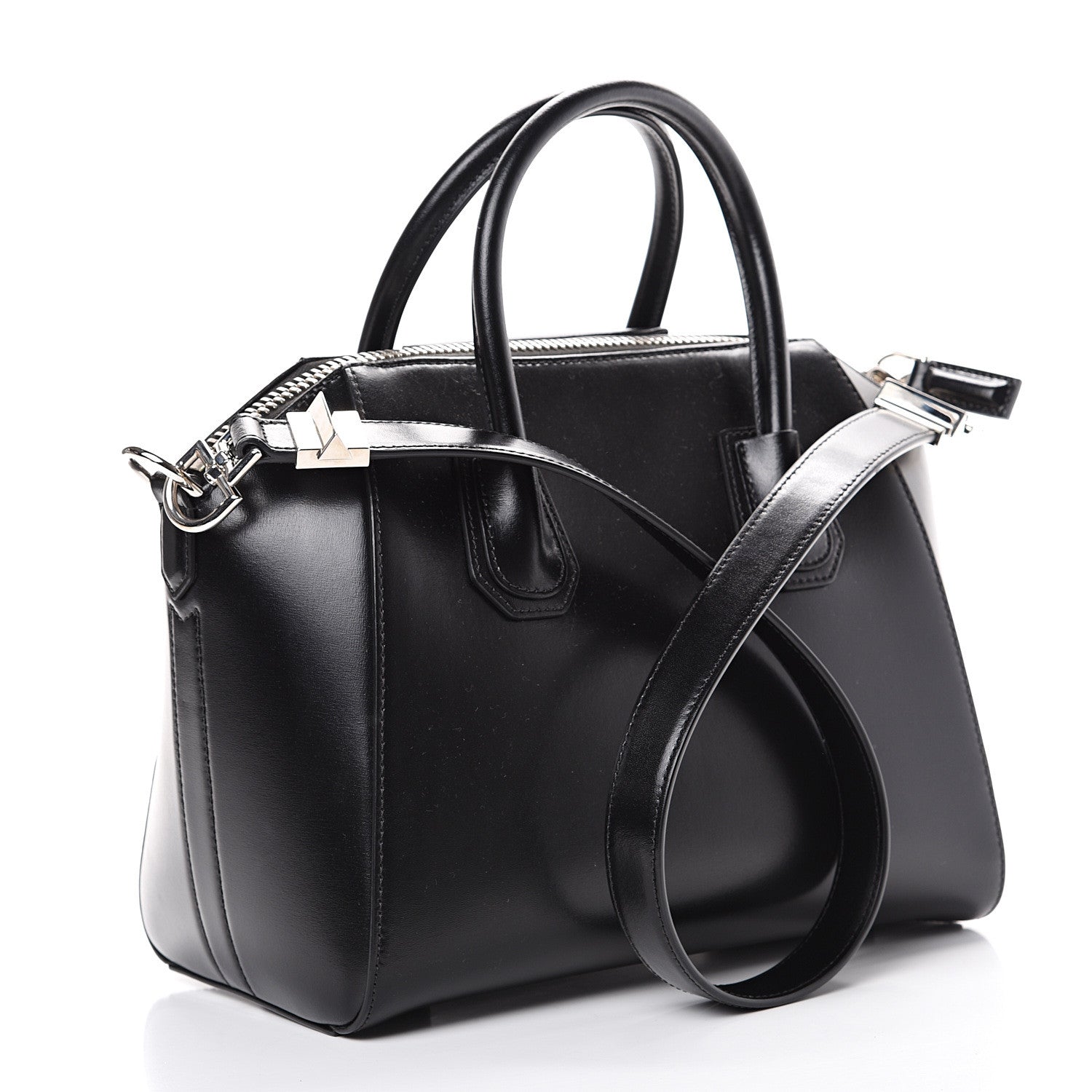 Givenchy Shiny Lord Calfskin Small Antigona Black 2 of 9
