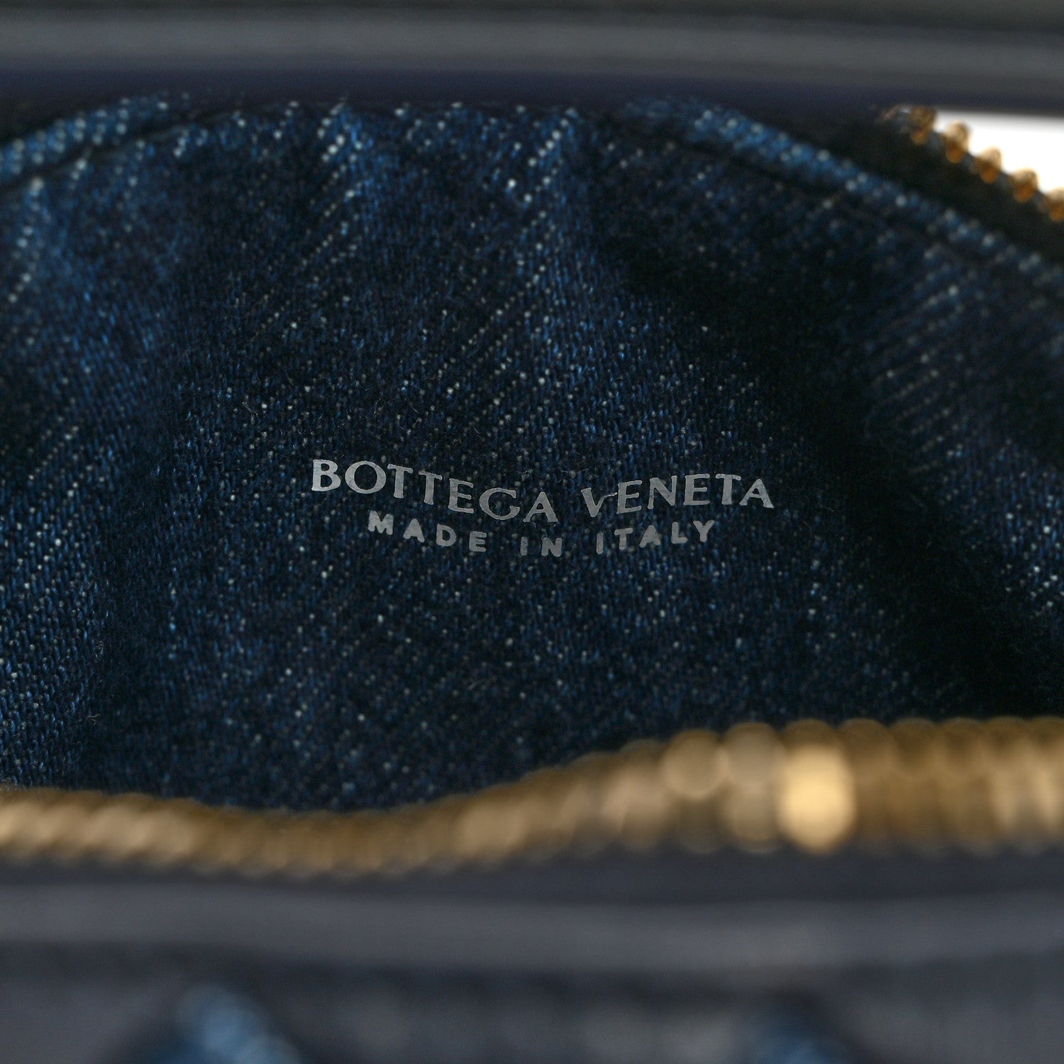 Bottega Veneta Nappa Denim Intrecciato Mini Wallace Abyss Indigo 6 of 10