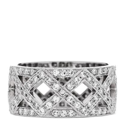 Tiffany Platinum Diamond Legacy Celebration Braided Band Ring 50 5.25 3 of 4