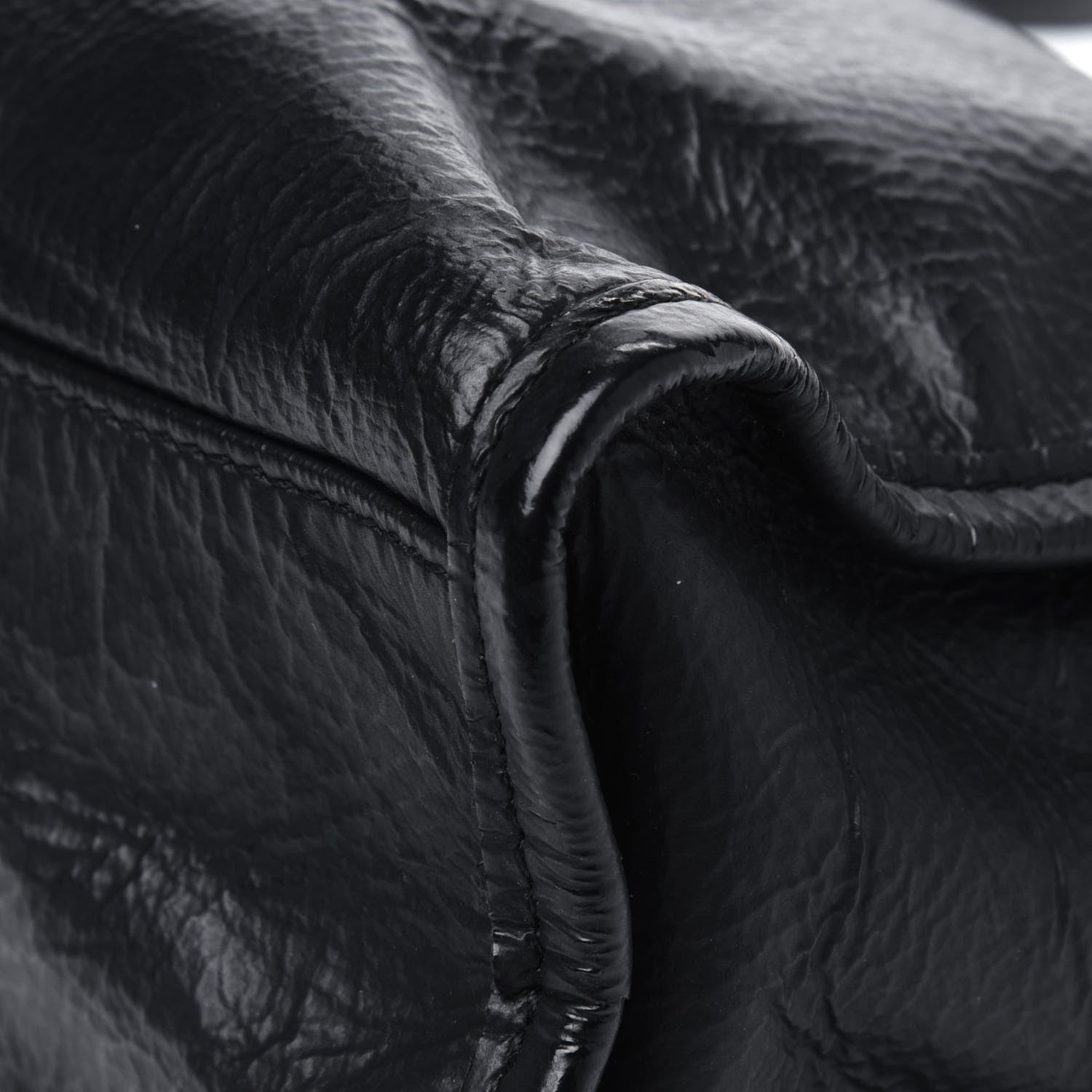 Balenciaga Matte Goatskin Rubber Covered Classic Hardware Mini City Black 12 of 18