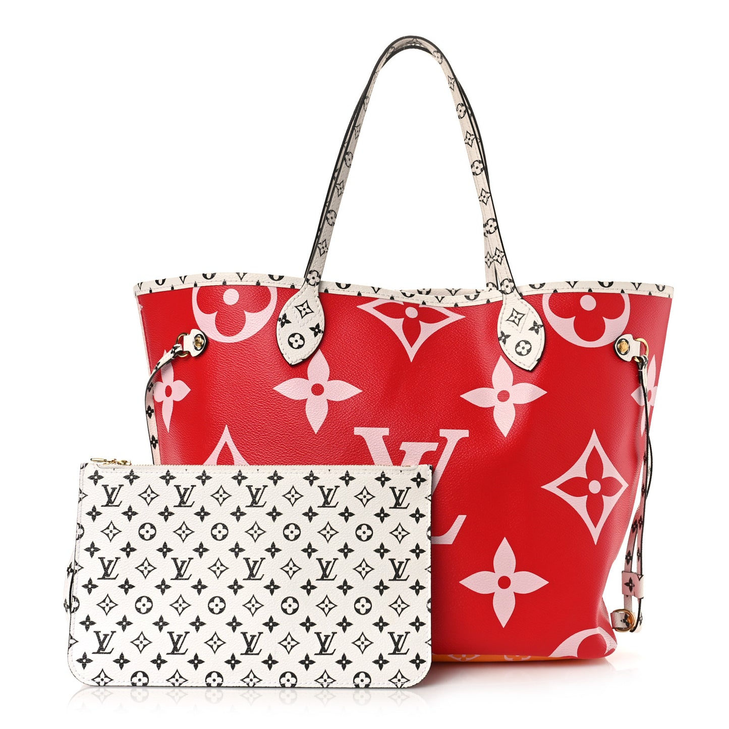 Monogram Giant Neverfull MM Rouge