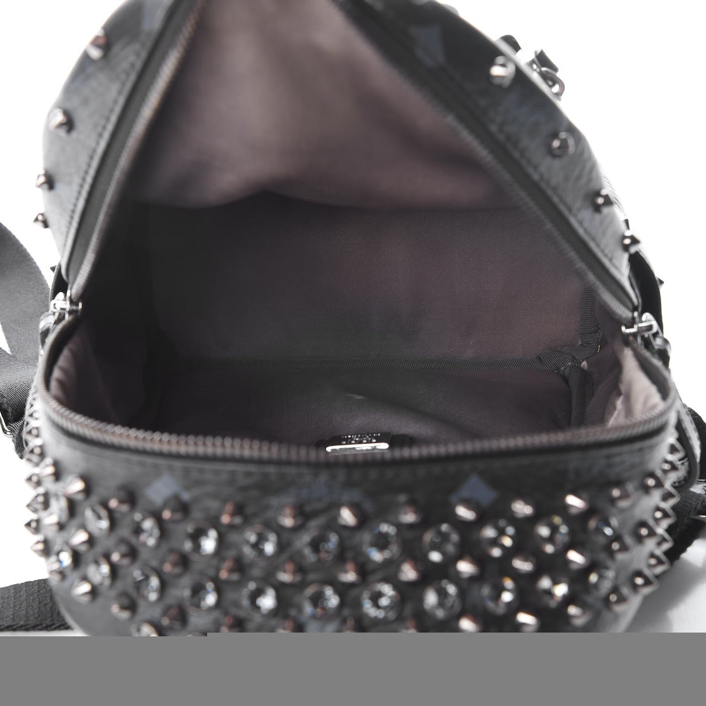 Visetos Swarovski Mini Stark Diamond Backpack Black