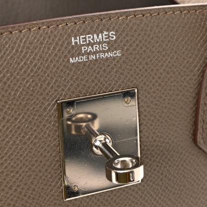 Hermes Epsom Birkin 30 Etain 11 of 19