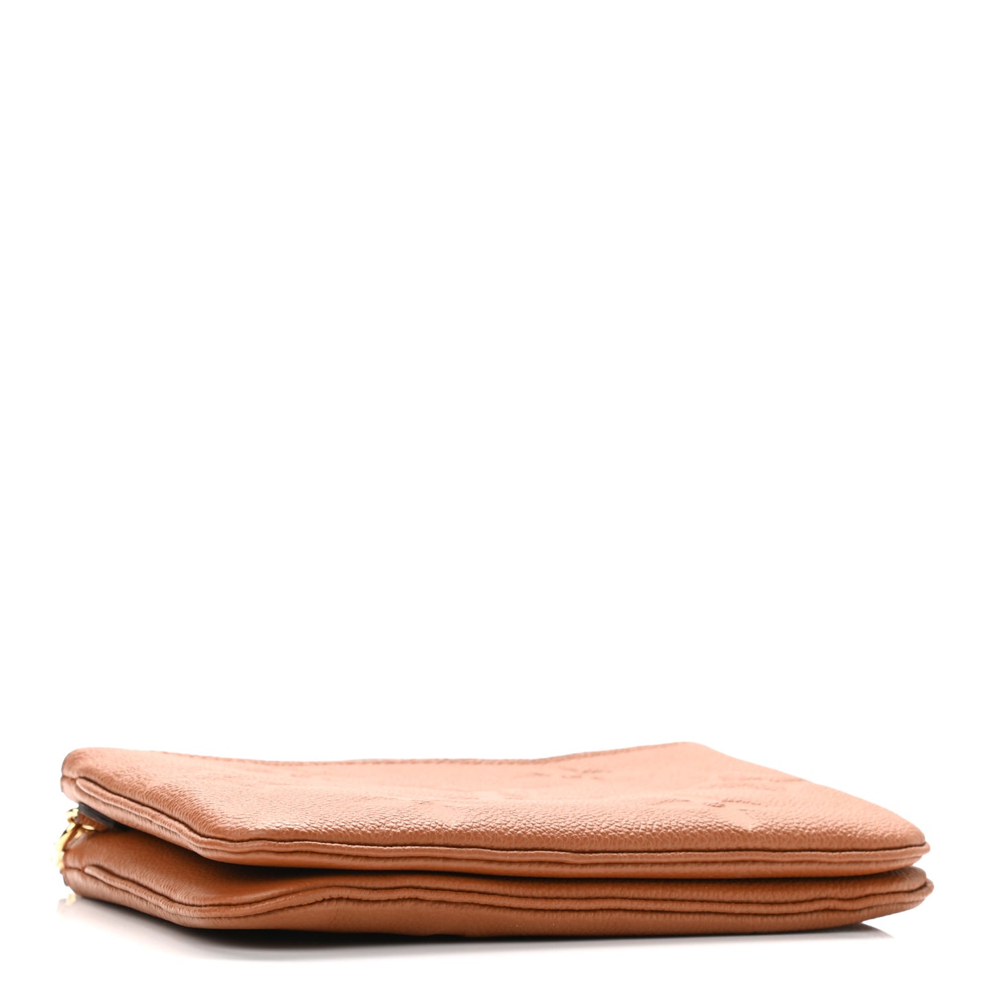 Empreinte Monogram Giant Double Zip Pochette Caramel