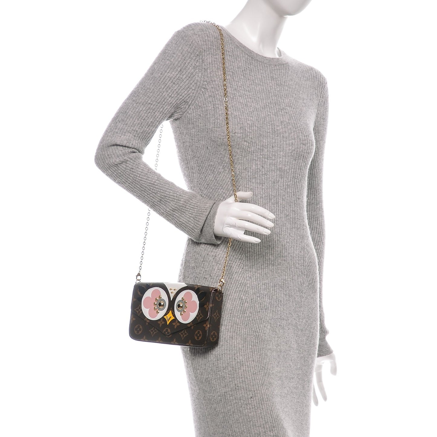 Monogram Lovely Birds Pochette Felicie Chain Wallet