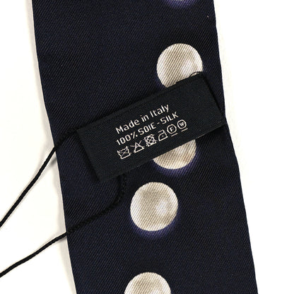Chanel Silk Pearl CC Slim Bandeau Scarf Dark Navy 3 of 3