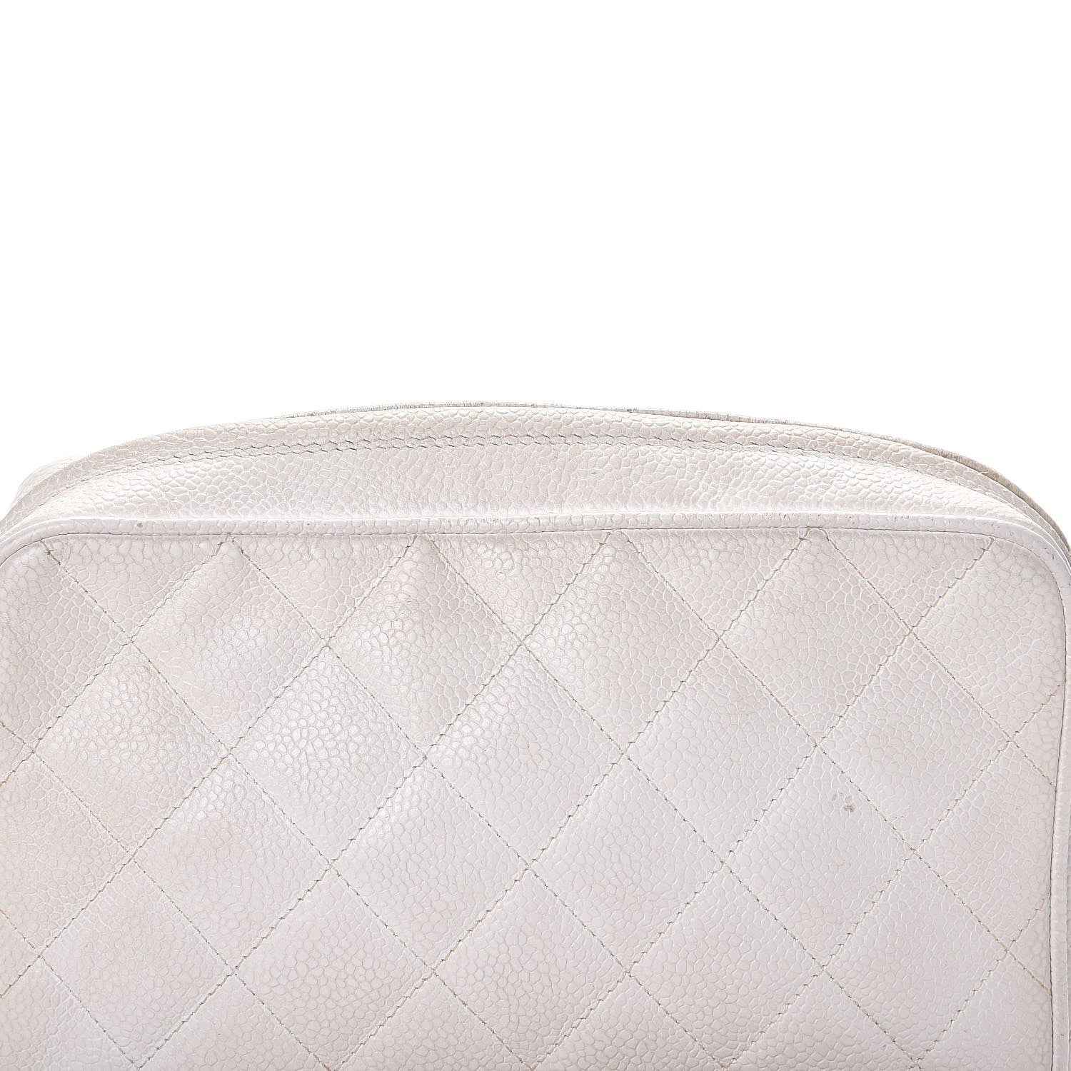 Chanel Caviar Quilted Camera Case White 18 of 22