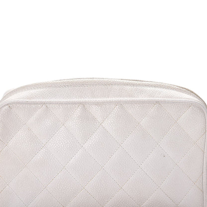 Chanel Caviar Quilted Camera Case White 18 of 22