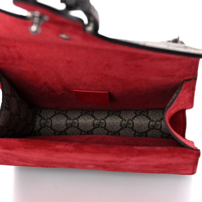 Gucci GG Supreme Monogram Mini Dionysus Shoulder Bag Hibiscus Red 5 of 10