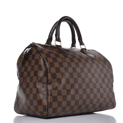 Louis Vuitton Damier Ebene Speedy 30 3 of 12