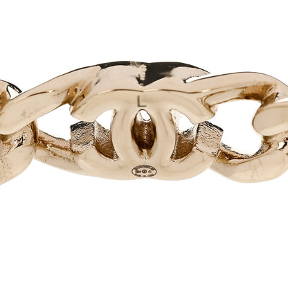 Chanel Enamel CC Chain Link Cuff Bracelet Gold Multicolor 3 of 3