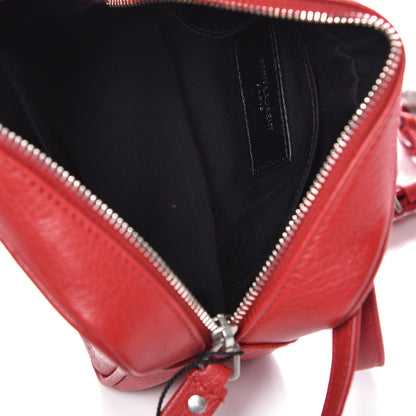 Saint Laurent Lambskin Monogram Lou Belt Bag Red 5 of 9