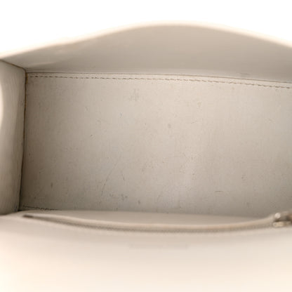 Balenciaga Calfskin Crocodile Embossed Small Hourglass Top Handle Bag White 11 of 28