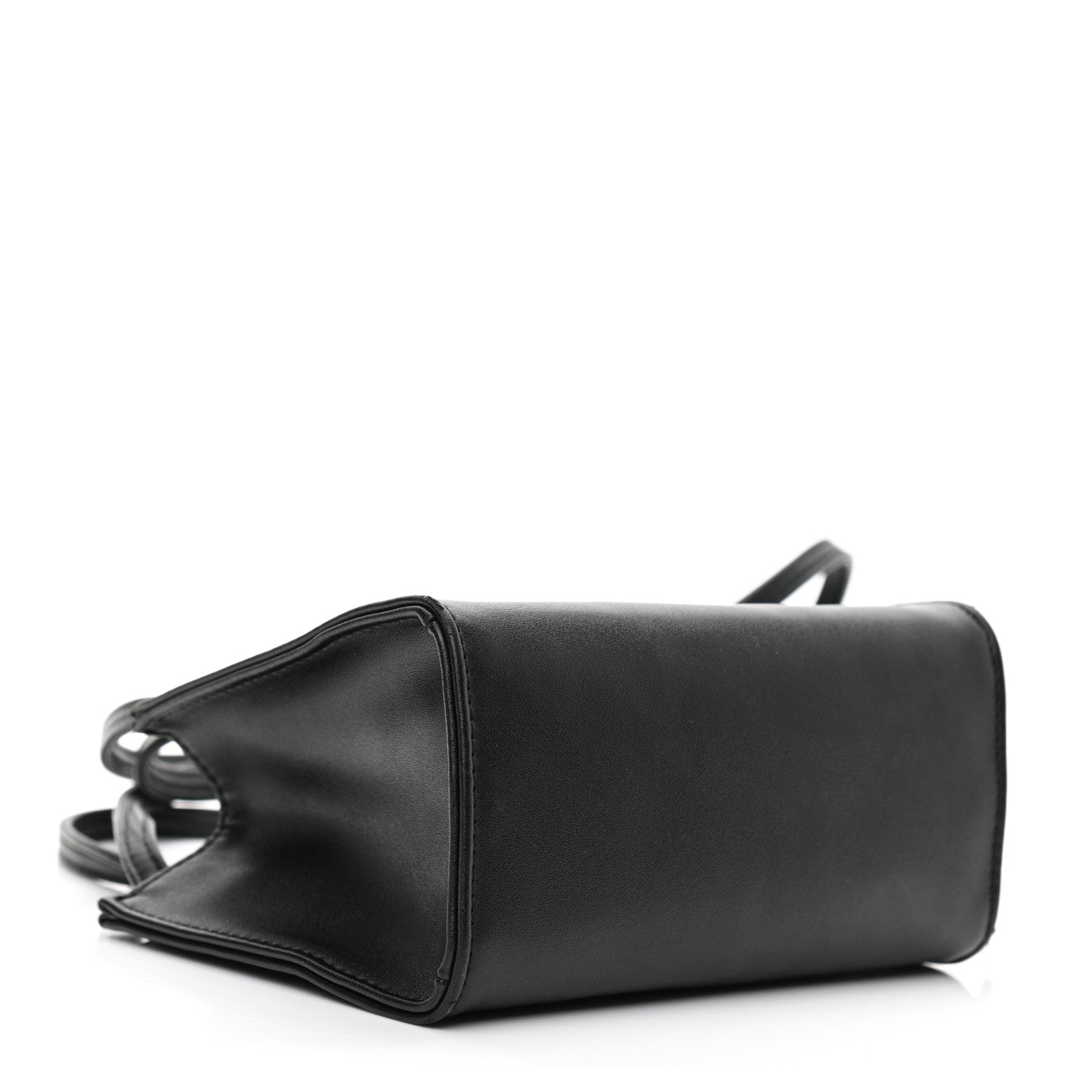 Telfar Vegan Leather Small Shopping Bag Black 4 of 9