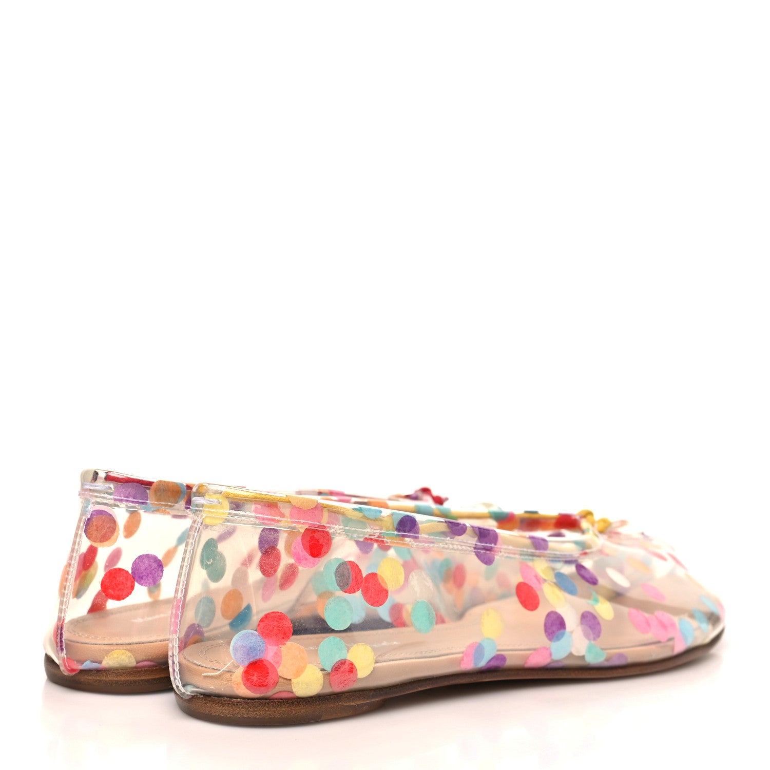 Maison Margiela PVC Confetti Printed Tabi Ballerina Flats 39 Multicolor 5 of 8