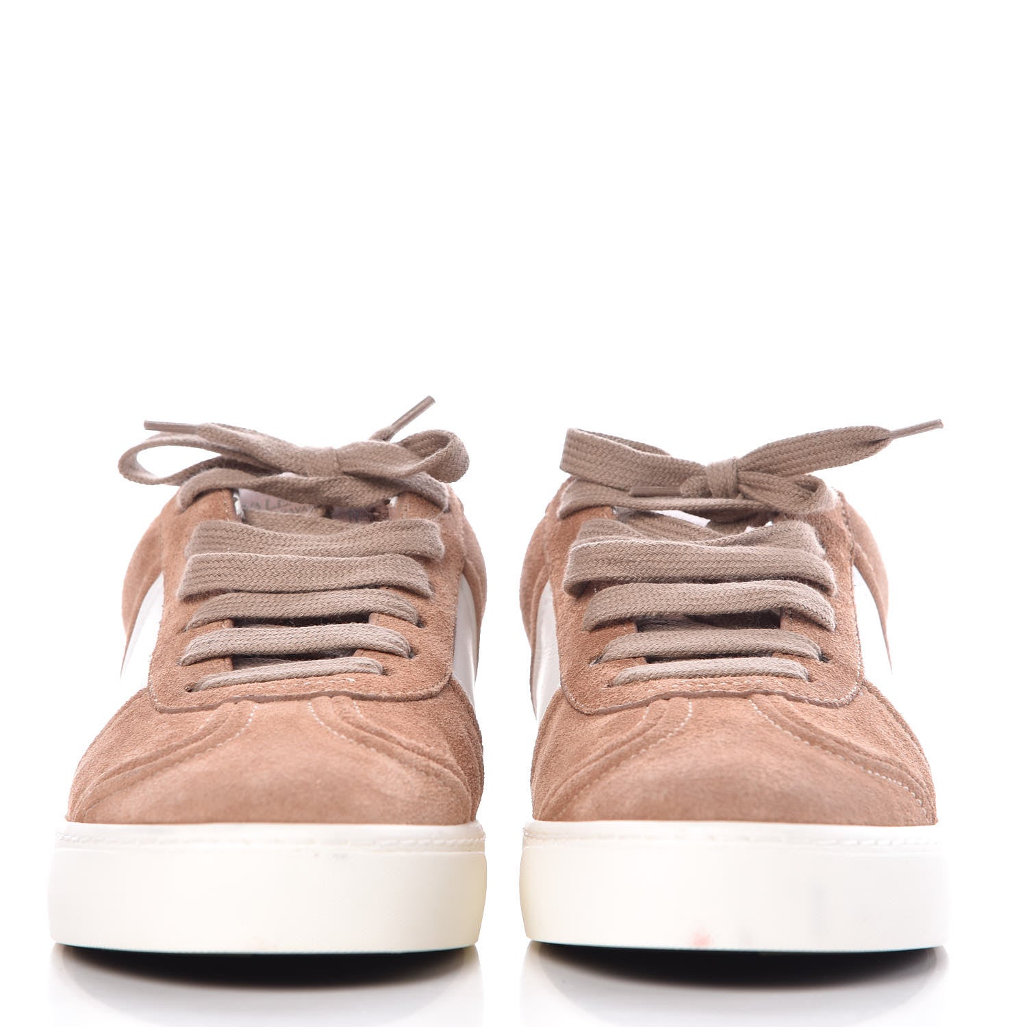 Valentino Garavani Suede Flycrew Sneakers 36.5 White Skin Sorbet 2 of 10