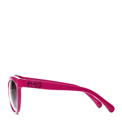 Chanel Pantos CC Signature 5315 Sunglasses Fuchsia 3 of 5