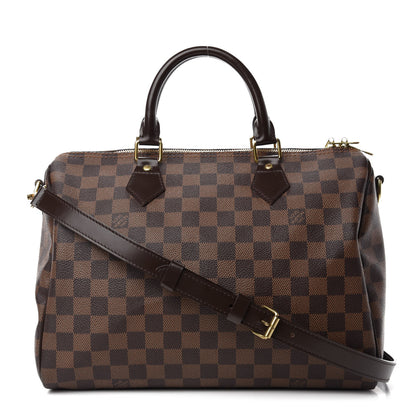 Louis Vuitton Damier Ebene Speedy Bandouliere 30 1 of 11