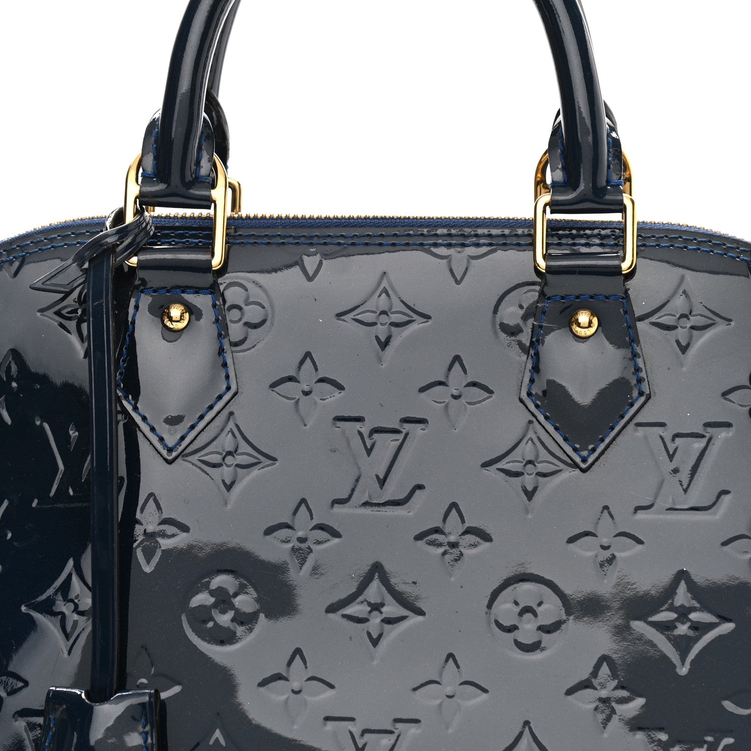 Louis Vuitton Vernis Alma PM Grand Blue 8 of 11