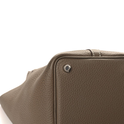 Hermes Taurillon Clemence Picotin Lock 18 PM Etoupe 16 of 25
