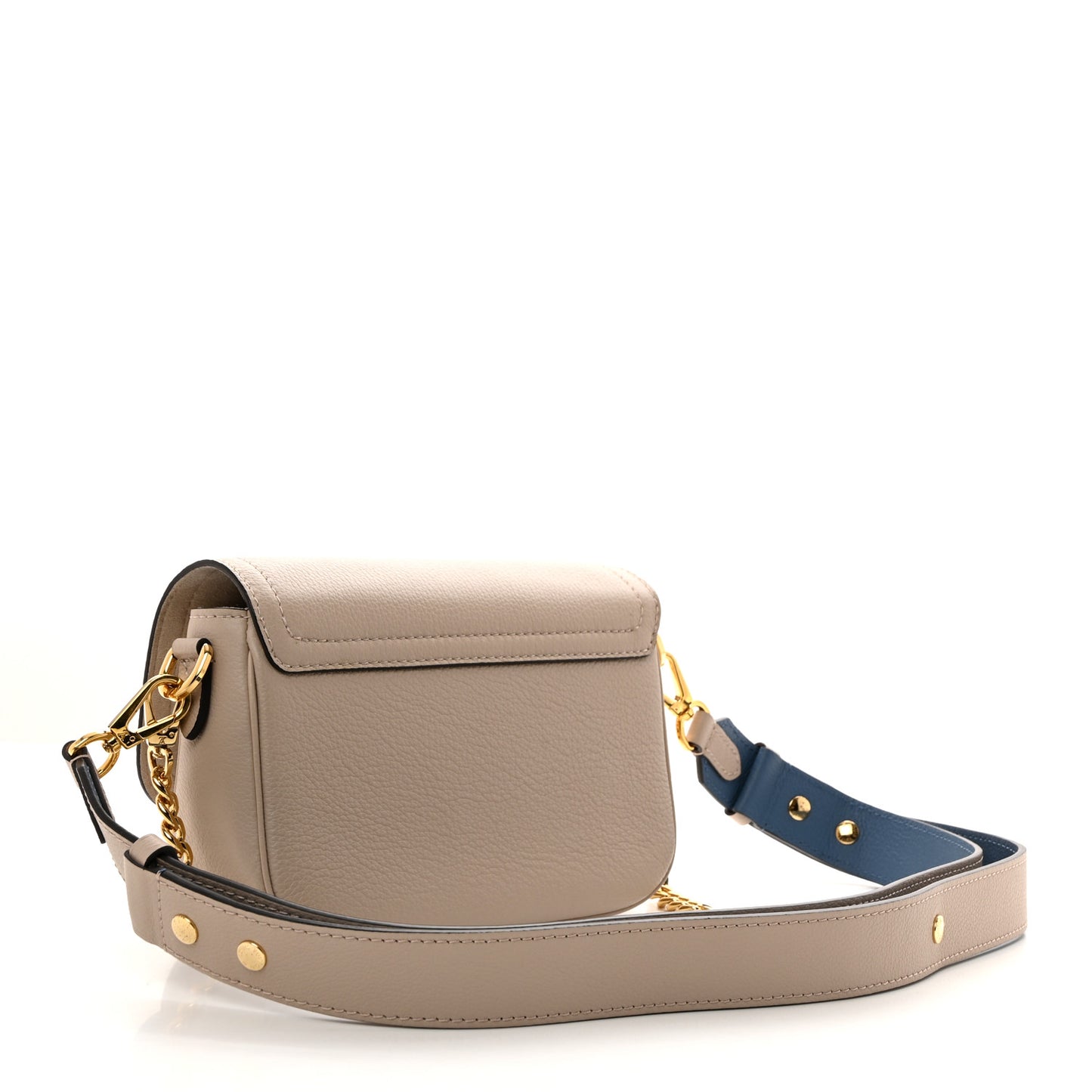 Grained Calfskin Lockme Tender Greige