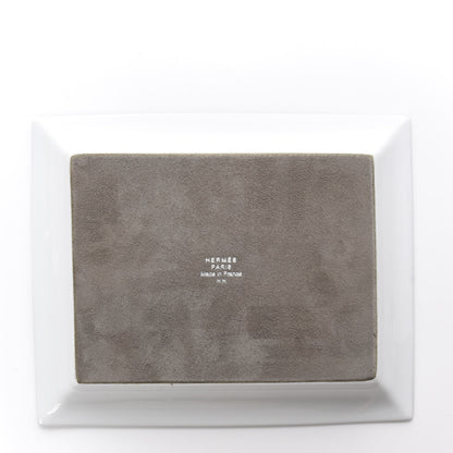 Hermes Porcelain Mosaique Au 24 Platine Change Tray 3 of 6