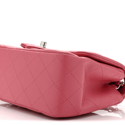 Chanel Lambskin Quilted Mini Square Flap Pink 10 of 11