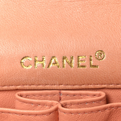 Chanel Lambskin East West Chocolate Bar Flap Light Orange 6 of 14
