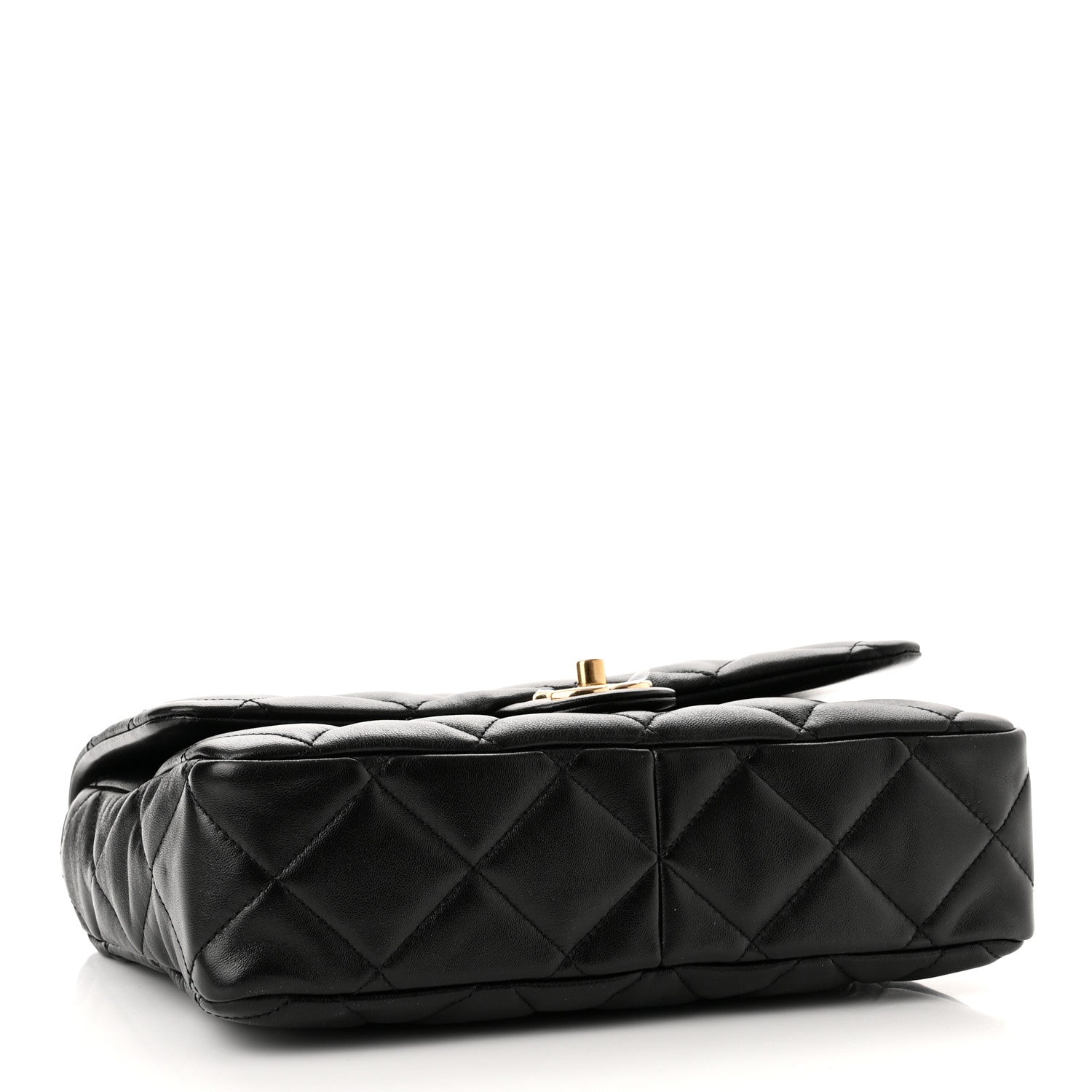 Chanel Lambskin Quilted Large CC Funky Town Flap Black 4 of 10