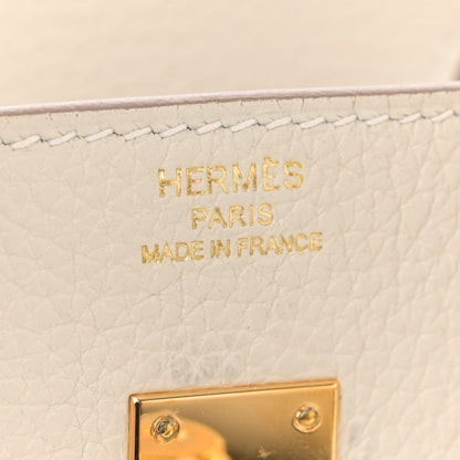 Hermes Togo Birkin 25 Craie 6 of 11