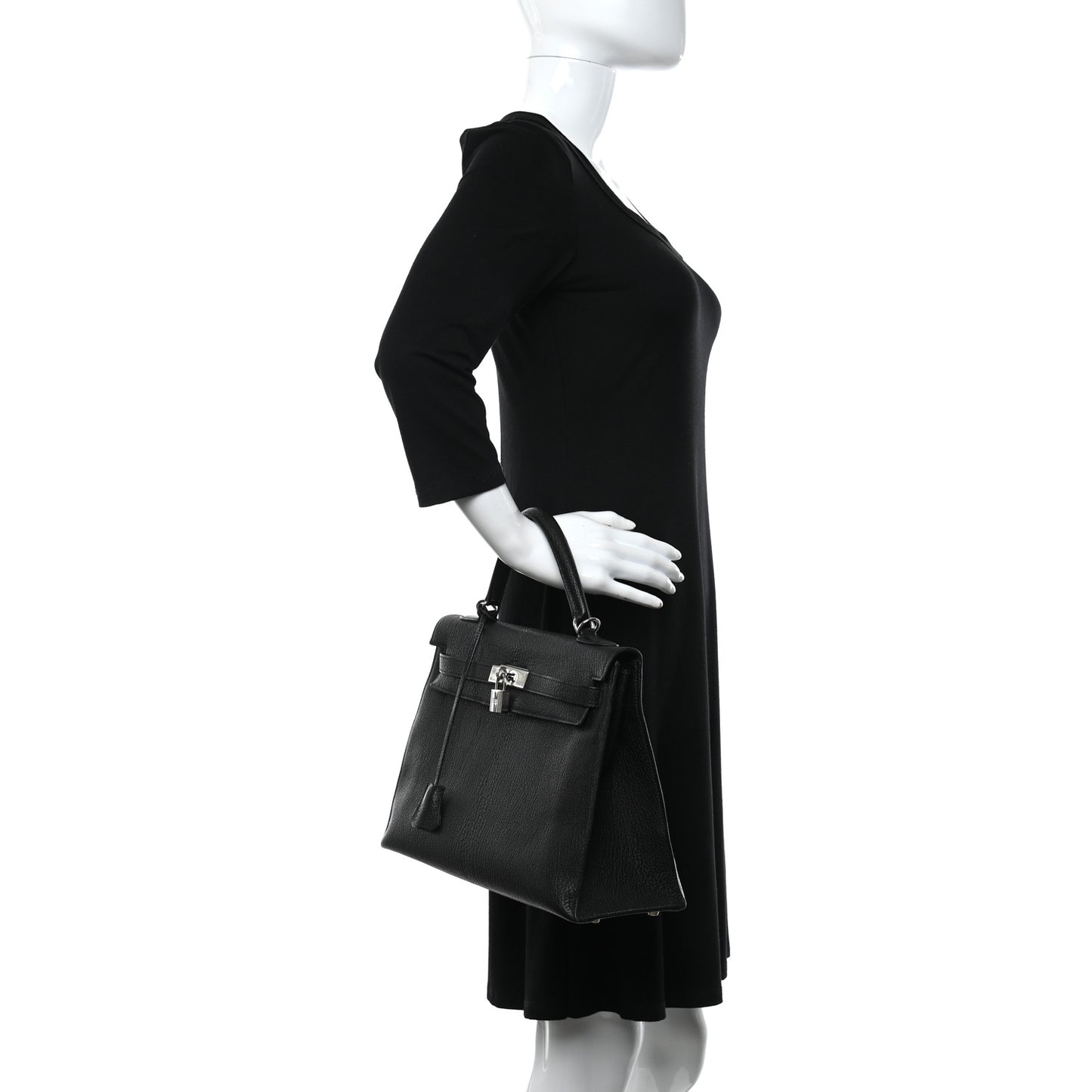Chevre De Coromandel Kelly Sellier 32 Black