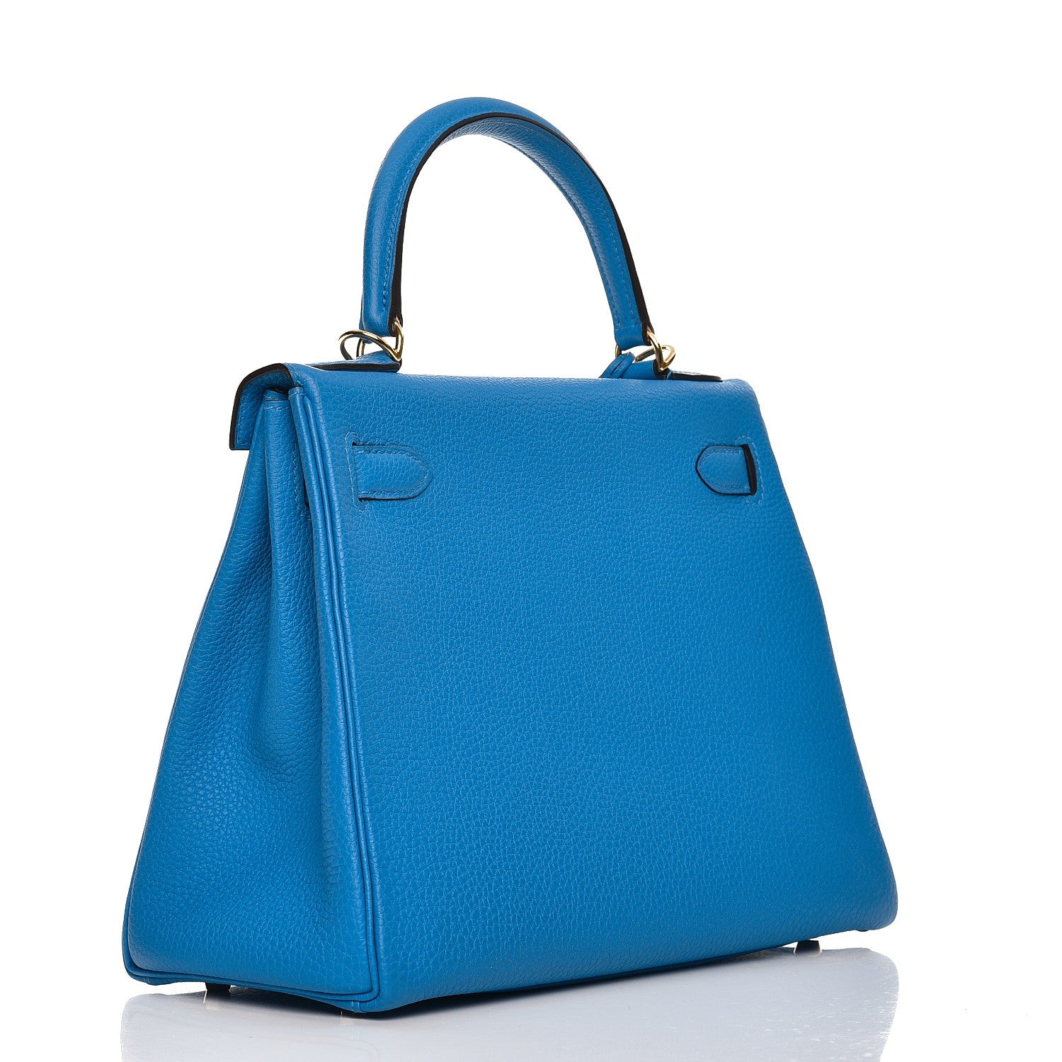 Hermes Togo Kelly Retourne 28 Bleu Zanzibar 4 of 36