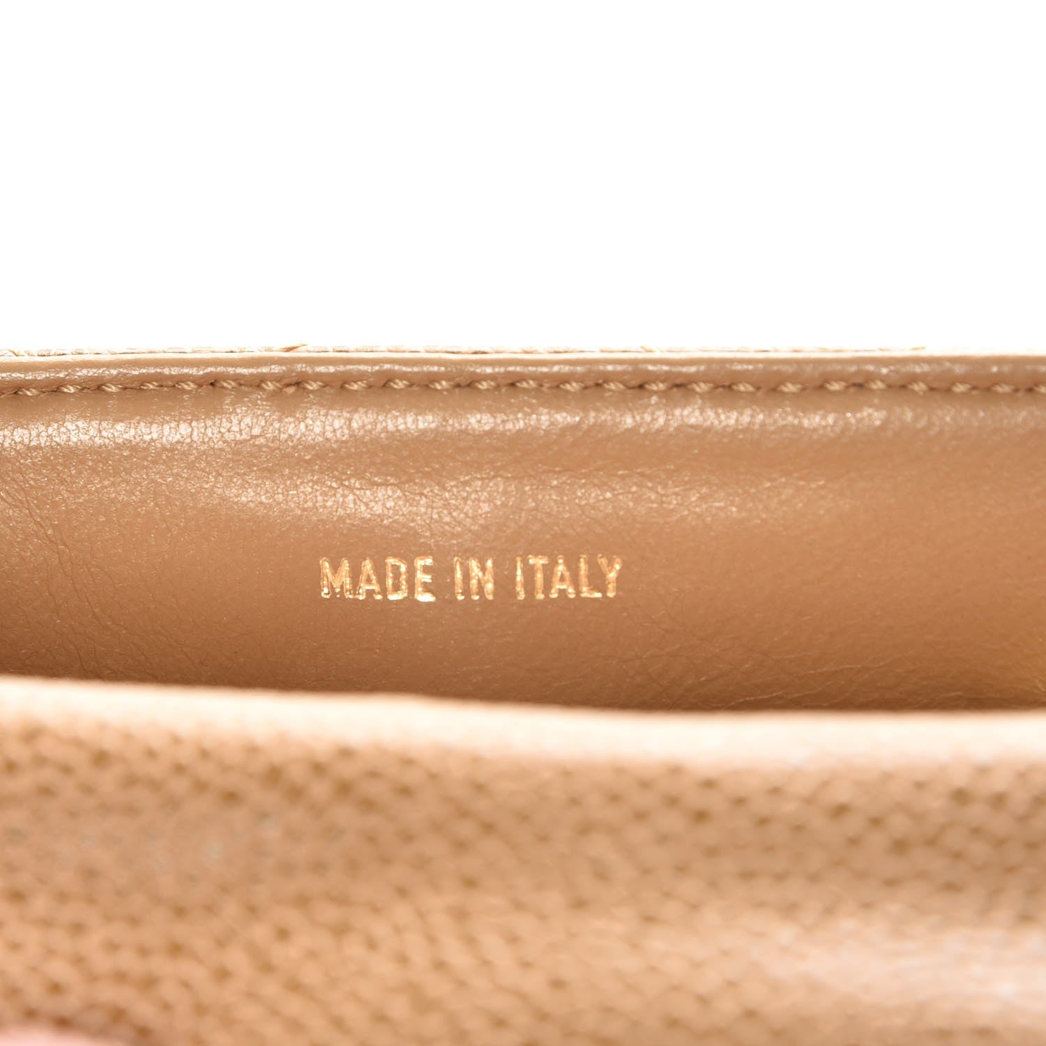 Chanel Caviar Quilted Handbag Dark Beige 7 of 9