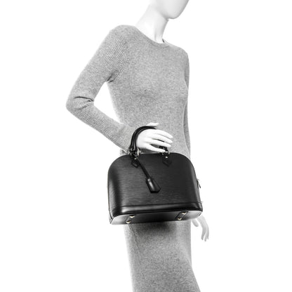 Louis Vuitton Epi Alma PM Black 2 of 6