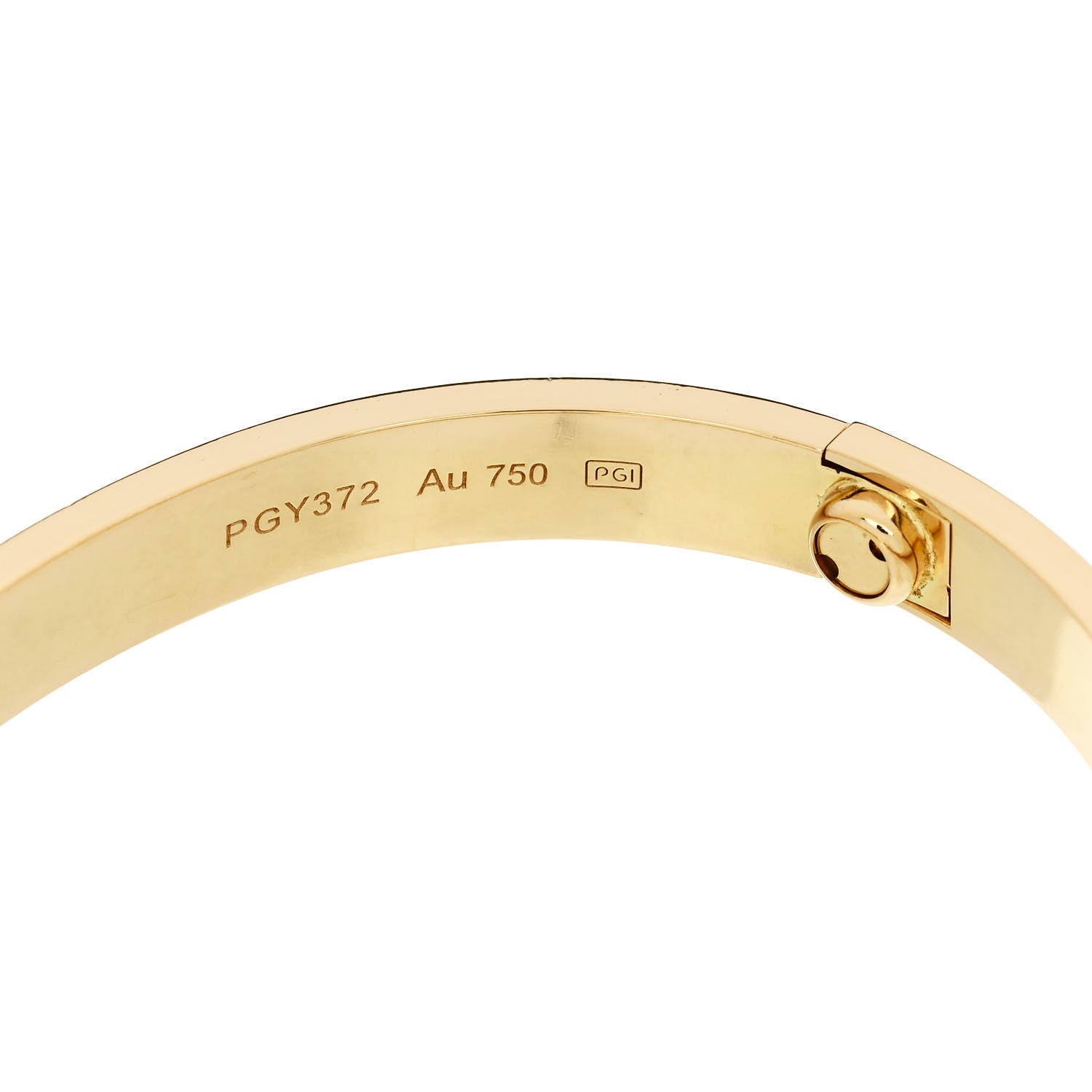 Cartier 18K Yellow Gold Love Bracelet 16 7 of 8