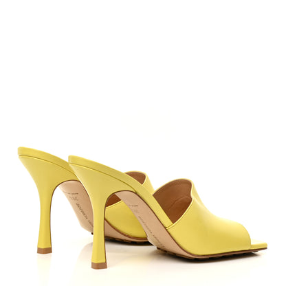 Bottega Veneta Lambskin Stretch Mule Sandals 39.5 Pear 4 of 12