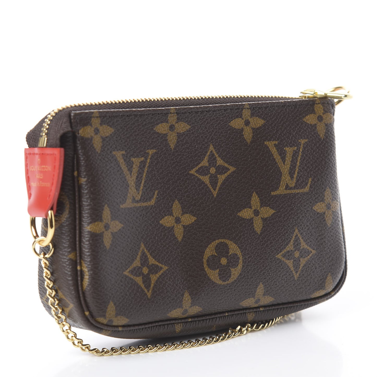 Monogram 2020 Christmas Animation Bumper Cars Mini Pochette Accessories Coquelicot