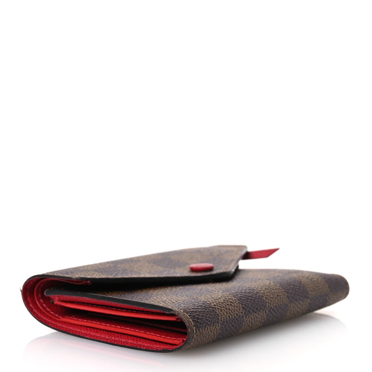 Damier Ebene Victorine Wallet Red