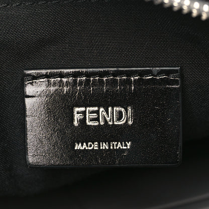 Fendi Glazed Fabric Vitello Cover FF 1974 Diagonal Bi-Color Medium Camera Case Perla Argilla Fragola 6 of 9