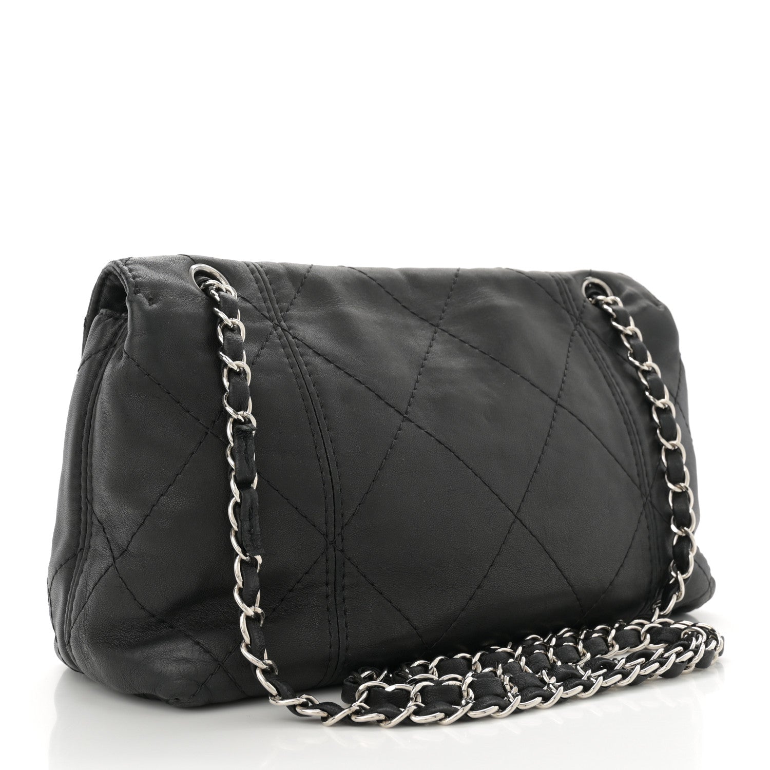 Chanel Lambskin Quilted Large Soft Touch Flap Black 3 of 13