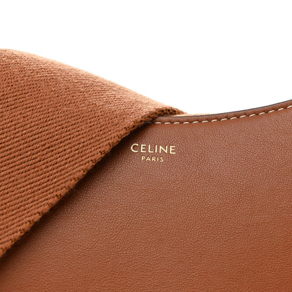 Celine Smooth Calfskin Medium Strap Ava Shoulder Bag Tan 9 of 11