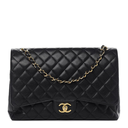 Chanel Caviar Quilted Maxi Double Flap Black 1 of 11