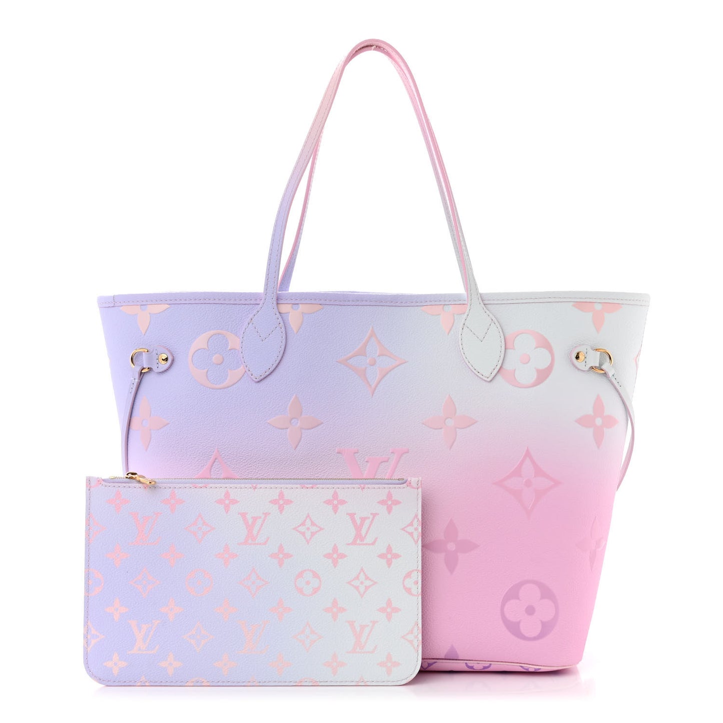 Monogram Giant Spring In The City Neverfull MM Sunrise Pastel