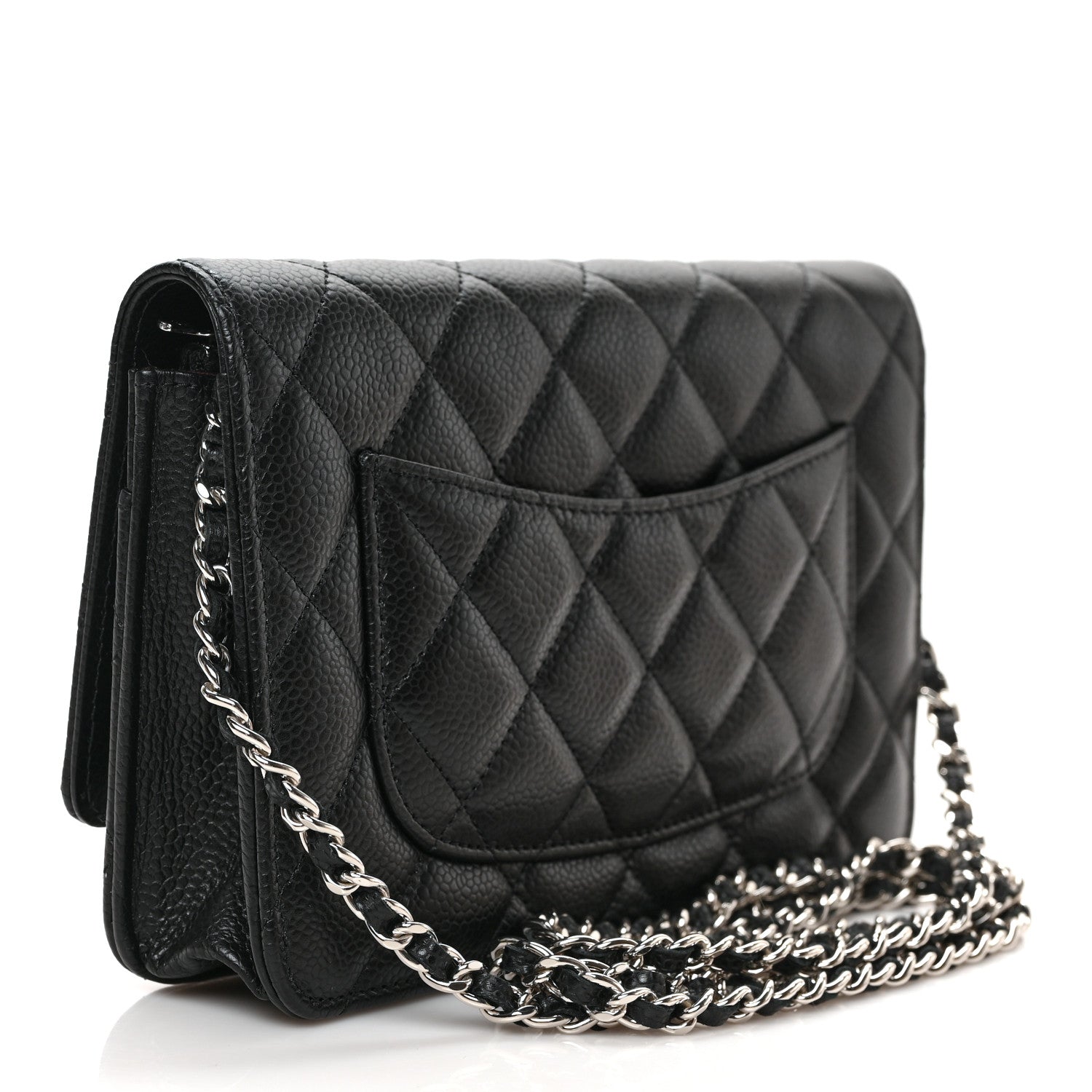 Chanel Caviar Quilted Wallet on Chain WOC Black 3 of 9