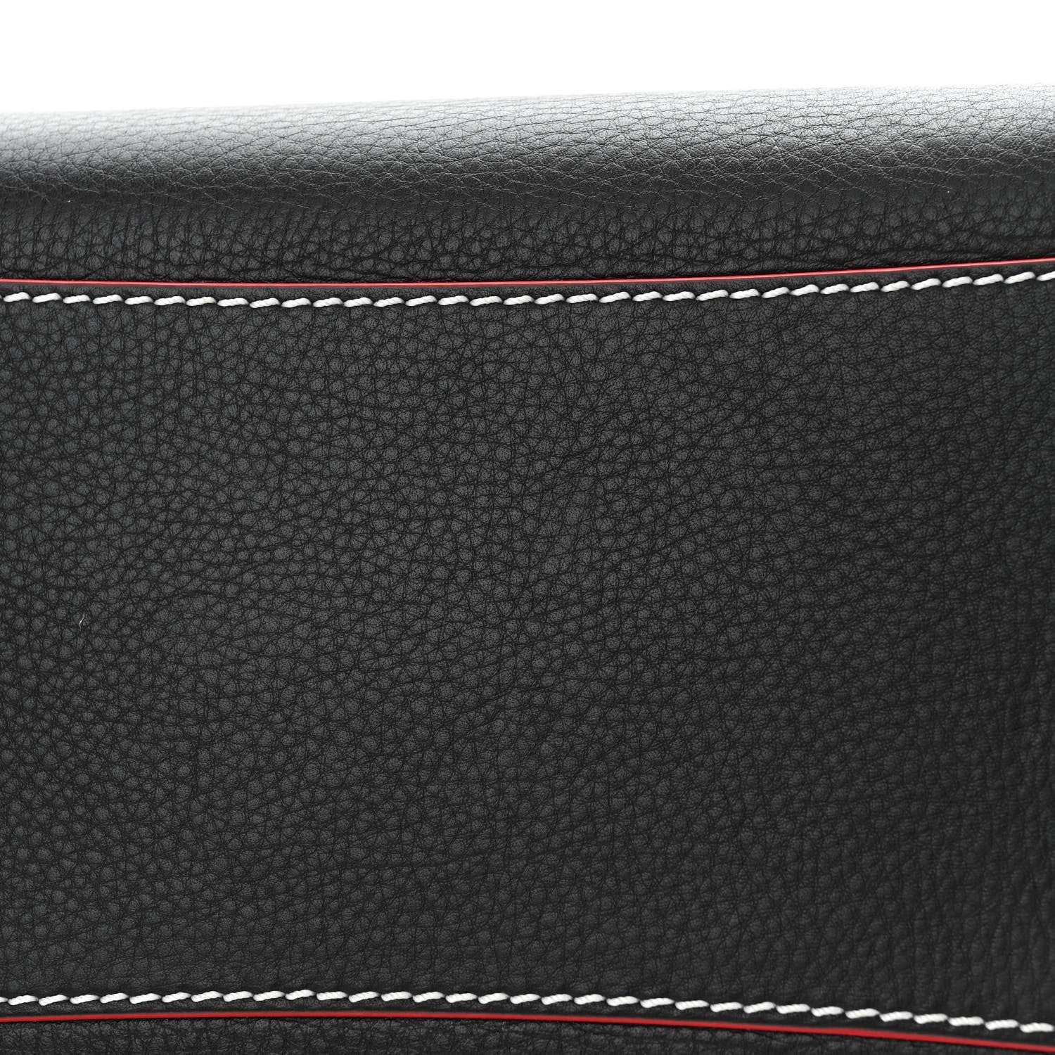 Givenchy Calfskin Bi-Color Topstitch Small Antigona Black Red 10 of 12
