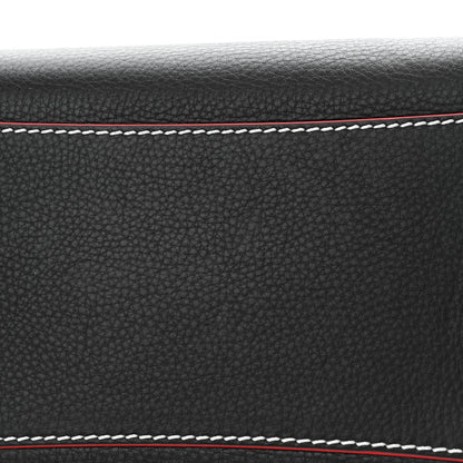 Givenchy Calfskin Bi-Color Topstitch Small Antigona Black Red 10 of 12