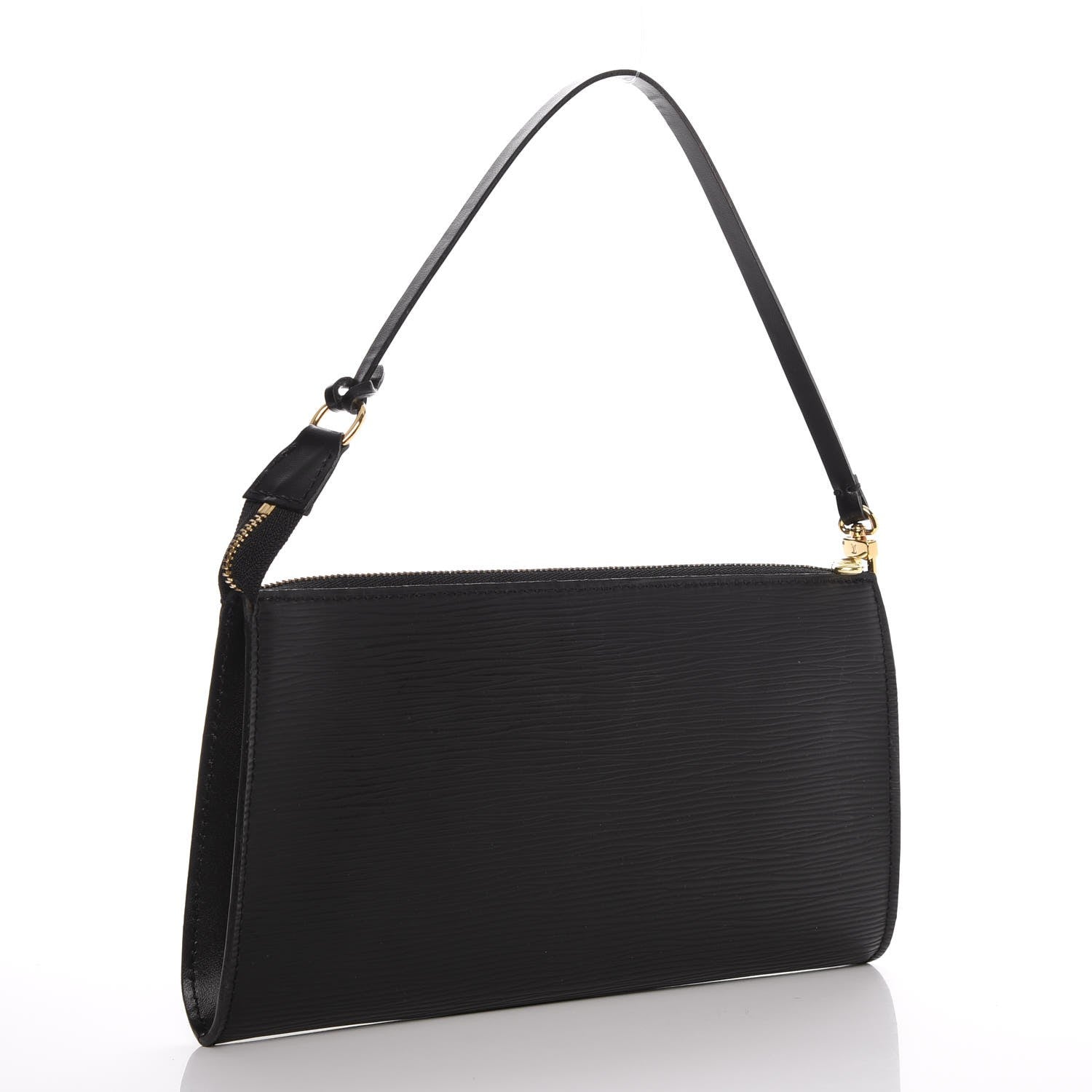 Louis Vuitton Epi Pochette Accessories 24 Black 3 of 7